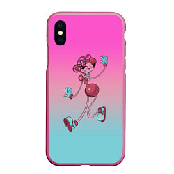 Чехол iPhone XS Max матовый Мама длинные ноги: Poppy Playtime