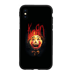 Чехол iPhone XS Max матовый KoЯn Korn обложка