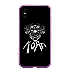 Чехол iPhone XS Max матовый KoЯn Korn клоун