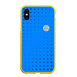 Чехол iPhone XS Max матовый Leicester city Абстракция