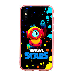 Чехол iPhone XS Max матовый Отис Otis Brawl Stars, цвет: 3D-баблгам