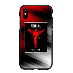 Чехол iPhone XS Max матовый NIRVANA in utero - НИРВАНА