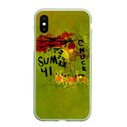 Чехол iPhone XS Max матовый Chuck - Sum 41