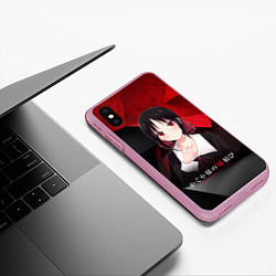 Чехол iPhone XS Max матовый Госпожа Кагуя Синомия, цвет: 3D-розовый — фото 2