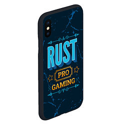 Чехол iPhone XS Max матовый Игра Rust: PRO Gaming, цвет: 3D-черный — фото 2