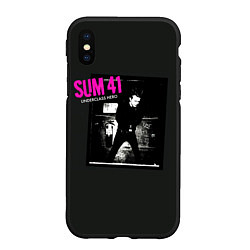 Чехол iPhone XS Max матовый Underclass Hero - Sum 41, цвет: 3D-черный