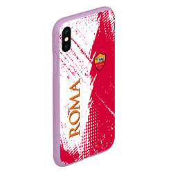 Чехол iPhone XS Max матовый Roma краска, цвет: 3D-сиреневый — фото 2
