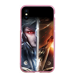 Чехол iPhone XS Max матовый METAL GEAR RISING САМУРАЙ