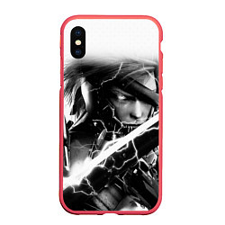 Чехол iPhone XS Max матовый МЕТАЛ ГИР СОЛИД- METAL GEAR