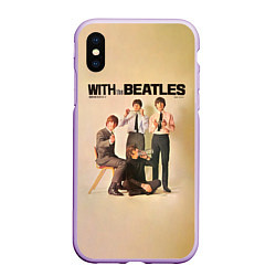 Чехол iPhone XS Max матовый With The Beatles