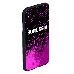 Чехол iPhone XS Max матовый Borussia Pro Football, цвет: 3D-черный — фото 2