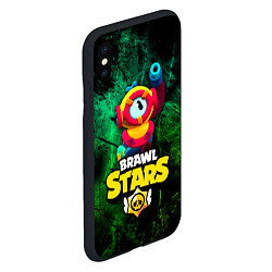 Чехол iPhone XS Max матовый Otis Отис Brawl Stars, цвет: 3D-черный — фото 2