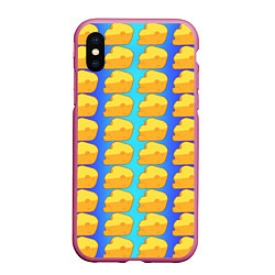 Чехол iPhone XS Max матовый Сыр сыр сыр