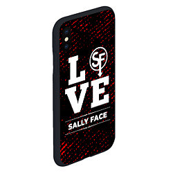 Чехол iPhone XS Max матовый Sally Face Love Классика, цвет: 3D-черный — фото 2