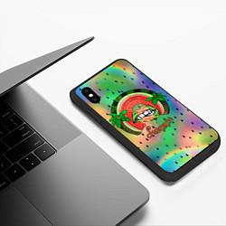 Чехол iPhone XS Max матовый Лето в разгаре, цвет: 3D-черный — фото 2