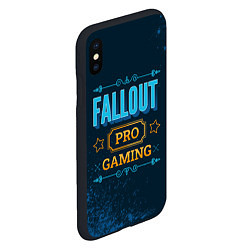 Чехол iPhone XS Max матовый Игра Fallout: PRO Gaming, цвет: 3D-черный — фото 2