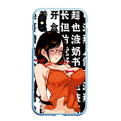 Чехол iPhone XS Max матовый Цубаса Ханэкава - monogatari series