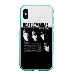 Чехол iPhone XS Max матовый With The Beatles Битломания