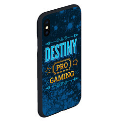 Чехол iPhone XS Max матовый Игра Destiny: PRO Gaming, цвет: 3D-черный — фото 2