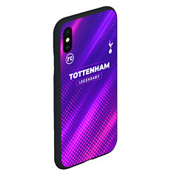 Чехол iPhone XS Max матовый Tottenham legendary sport grunge, цвет: 3D-черный — фото 2