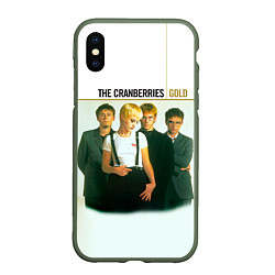 Чехол iPhone XS Max матовый Gold - The Cranberries, цвет: 3D-темно-зеленый