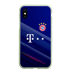 Чехол iPhone XS Max матовый Bayern munchen Абстракция