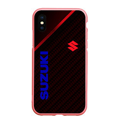 Чехол iPhone XS Max матовый Suzuki Абстракция