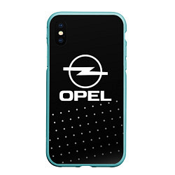 Чехол iPhone XS Max матовый Opel Абстракция кружочки