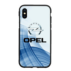 Чехол iPhone XS Max матовый Opel - logo