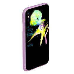 Чехол iPhone XS Max матовый The Head on the Door - The Cure, цвет: 3D-сиреневый — фото 2