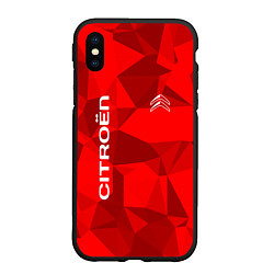 Чехол iPhone XS Max матовый Citroёn - logo