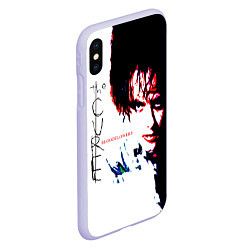 Чехол iPhone XS Max матовый Bloodflowers - The Cure, цвет: 3D-светло-сиреневый — фото 2