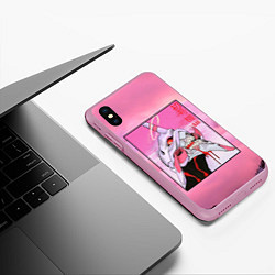 Чехол iPhone XS Max матовый EVANGELION PINK Берсерк mode, цвет: 3D-розовый — фото 2