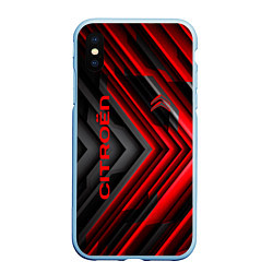 Чехол iPhone XS Max матовый Citroёn - спорт