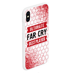 Чехол iPhone XS Max матовый Far Cry: Best Player Ultimate, цвет: 3D-белый — фото 2