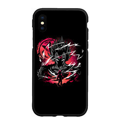 Чехол iPhone XS Max матовый Goku dragon ball аниме