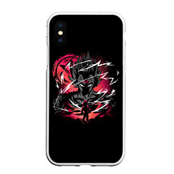 Чехол iPhone XS Max матовый Goku dragon ball аниме