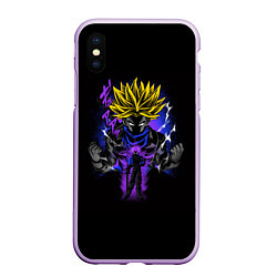 Чехол iPhone XS Max матовый Dragon ball rage аниме