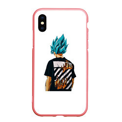 Чехол iPhone XS Max матовый Son Goku Dragon ball, цвет: 3D-баблгам