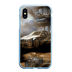 Чехол iPhone XS Max матовый Nfs most wanted bmw