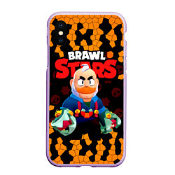 Чехол iPhone XS Max матовый Sam Brawl stars