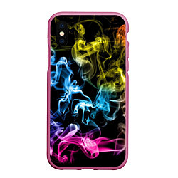 Чехол iPhone XS Max матовый Эйфория в дыму