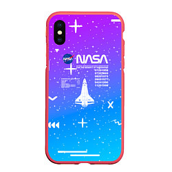 Чехол iPhone XS Max матовый Nasa фигурки