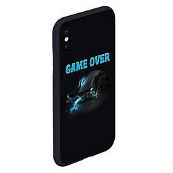 Чехол iPhone XS Max матовый Game over - доигрался, цвет: 3D-черный — фото 2