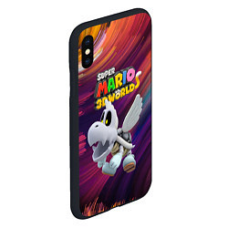 Чехол iPhone XS Max матовый Dry Bones - Super Mario 3D World - Nintendo, цвет: 3D-черный — фото 2