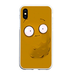 Чехол iPhone XS Max матовый Plants vs Zombies Орешек