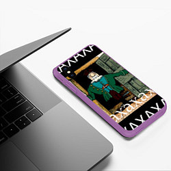 Чехол iPhone XS Max матовый Смех Доктора Ливси, цвет: 3D-фиолетовый — фото 2
