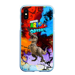 Чехол iPhone XS Max матовый Super Mario Odyssey - Dinosaur - Nintendo