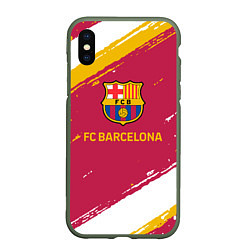 Чехол iPhone XS Max матовый Barcelona Краска