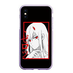 Чехол iPhone XS Max матовый Darling in the Franxx: 02